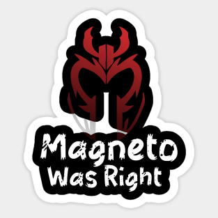 Magneto Sticker